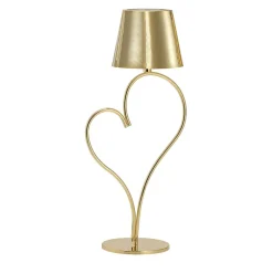 Lampada da Tavolo Ricaricabile Venus in Ottone Lucido Oro