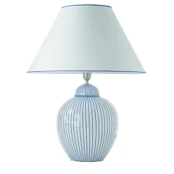 Lampada da tavolo Righe Blue