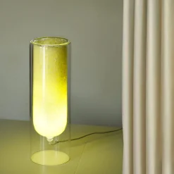 Lampada da tavolo Rocklumìna Spherical M giallo
