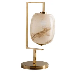 Lampada da tavolo Roma in alabastro