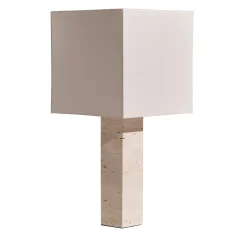 Lampada da tavolo Roma Squared Large White