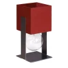 Lampada da tavolo rossa Doppiosenso di Stefano Mazzucchetti
