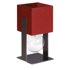 Lampada da tavolo rossa Doppiosenso di Stefano Mazzucchetti
