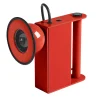 Lampada da tavolo rossa Minibox di Gae Aulenti e Piero Castiglioni