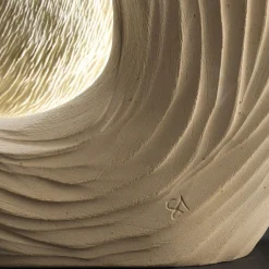 Lampada da Tavolo Scultura Luminosa Ocean Beige