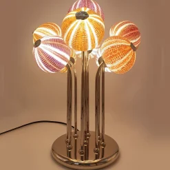 Lampada da Tavolo Sea Urchin Bouquet in Ottone