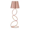 Lampada da tavolo senza fili in rame e ottone Nembus Rings di I. Harari