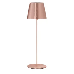 Lampada da tavolo senza fili Nembus in ottone placcato rame di I. Harari
