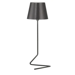 Lampada da tavolo senza fili Vega Triangle in titanio e ottone di I. Harari