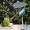 Lampada da Tavolo Stilla in Metallo Beige