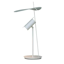 Lampada da Tavolo Stilla in Metallo Beige