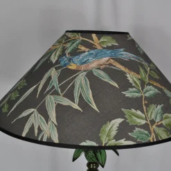 Lampada da Tavolo Sweet Birds Grigia e Verde