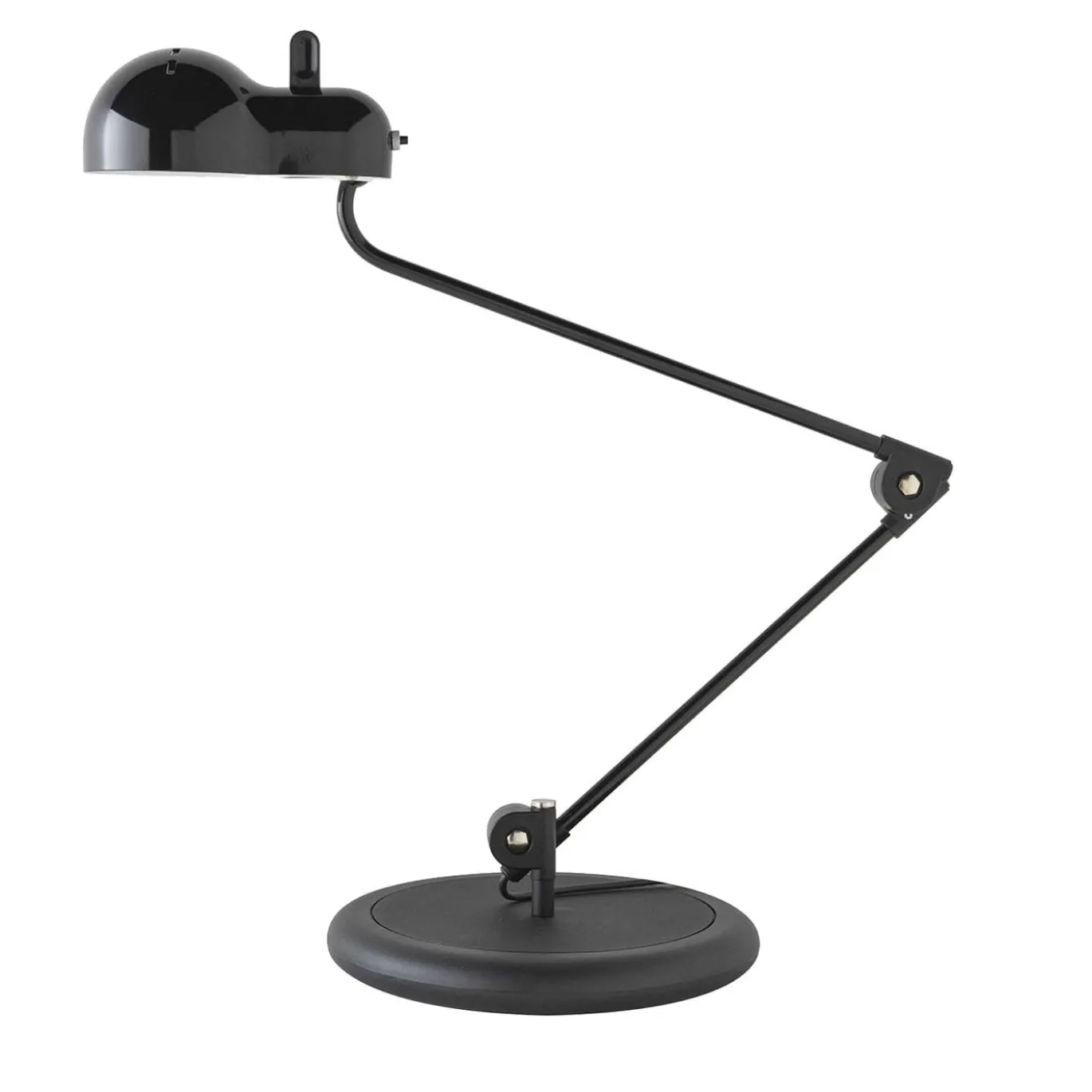 Lampada da tavolo Topo Nera di Joe Colombo