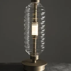 Lampada da tavolo Trinity 06 in bronzo di Mike Shilov