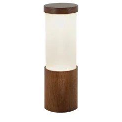 Lampada da tavolo Tubino Noce di Stefano Tabarin