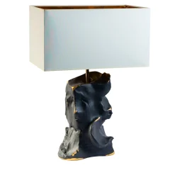 Lampada da tavolo Un Giorno Verrai nero e oro