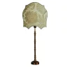 Lampada da tavolo verde damasco
