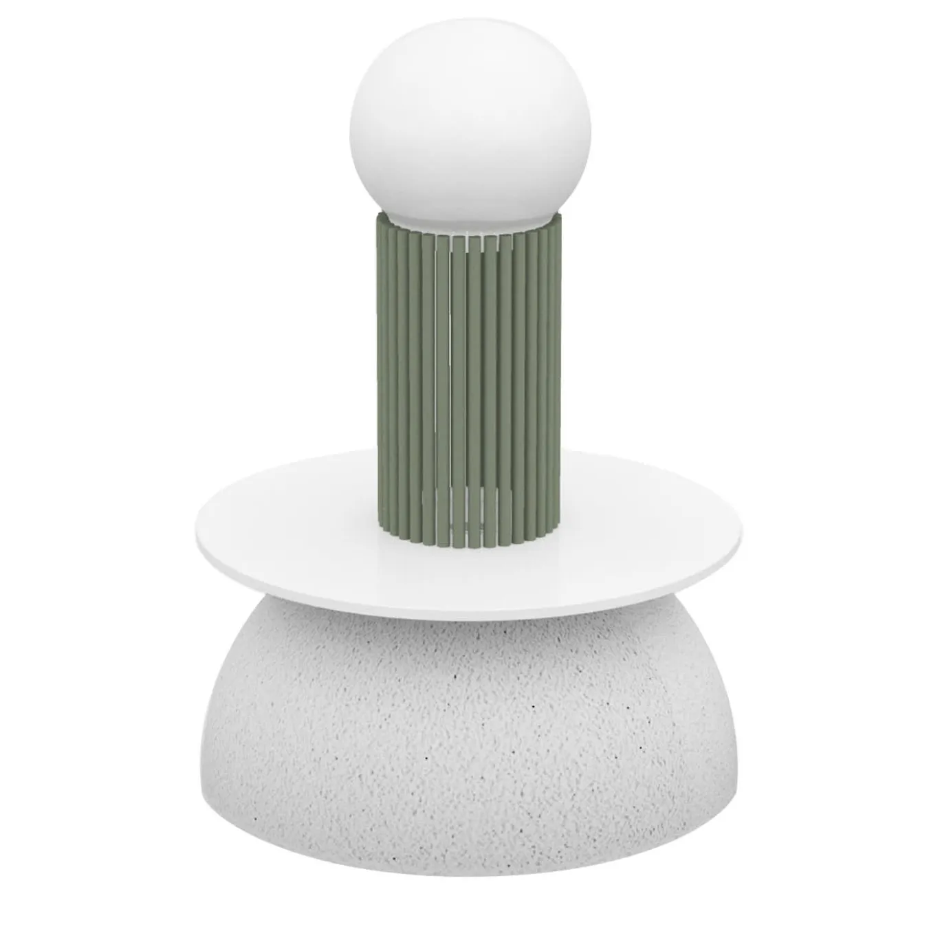 Lampada da tavolo verde Rivelarsi