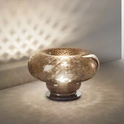 Lampada da tavolo Versi Tobacco