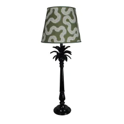 Lampada da tavolo Warmy con base nera