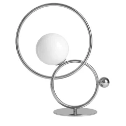 Lampada da tavolo Zoe Chrome