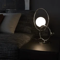 Lampada da tavolo Zoe Chrome