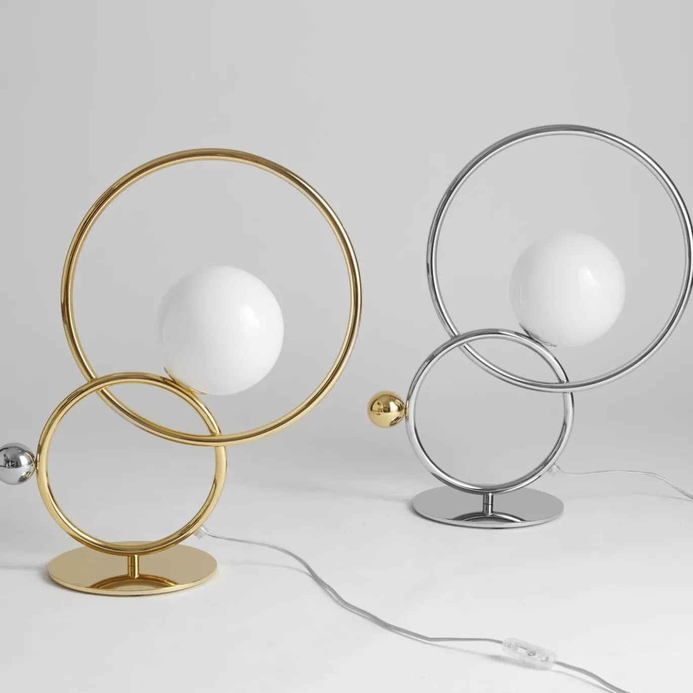 Lampada da tavolo Zoe Chrome