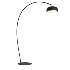 Lampada da terra ad arco Molly nera