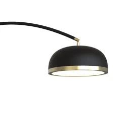 Lampada da terra ad arco Molly nera