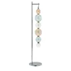 Lampada da terra a goccia finitura cromo