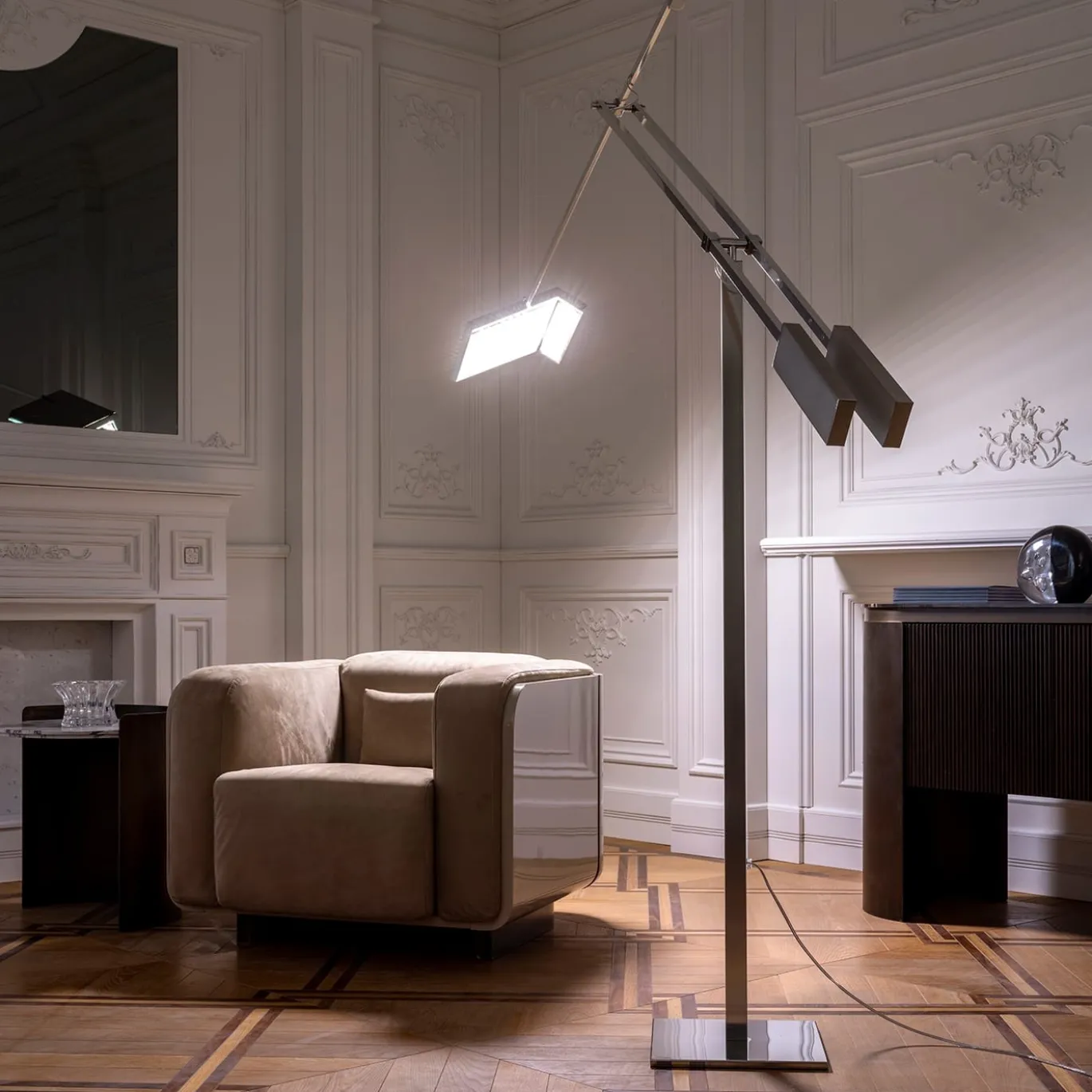 Lampada da terra a led Giraffa