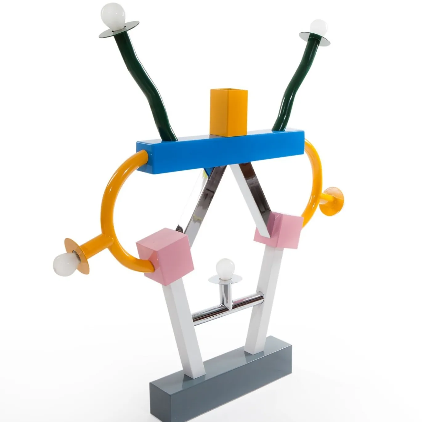 Lampada da terra Ashoka di Ettore Sottsass - Memphis Milano