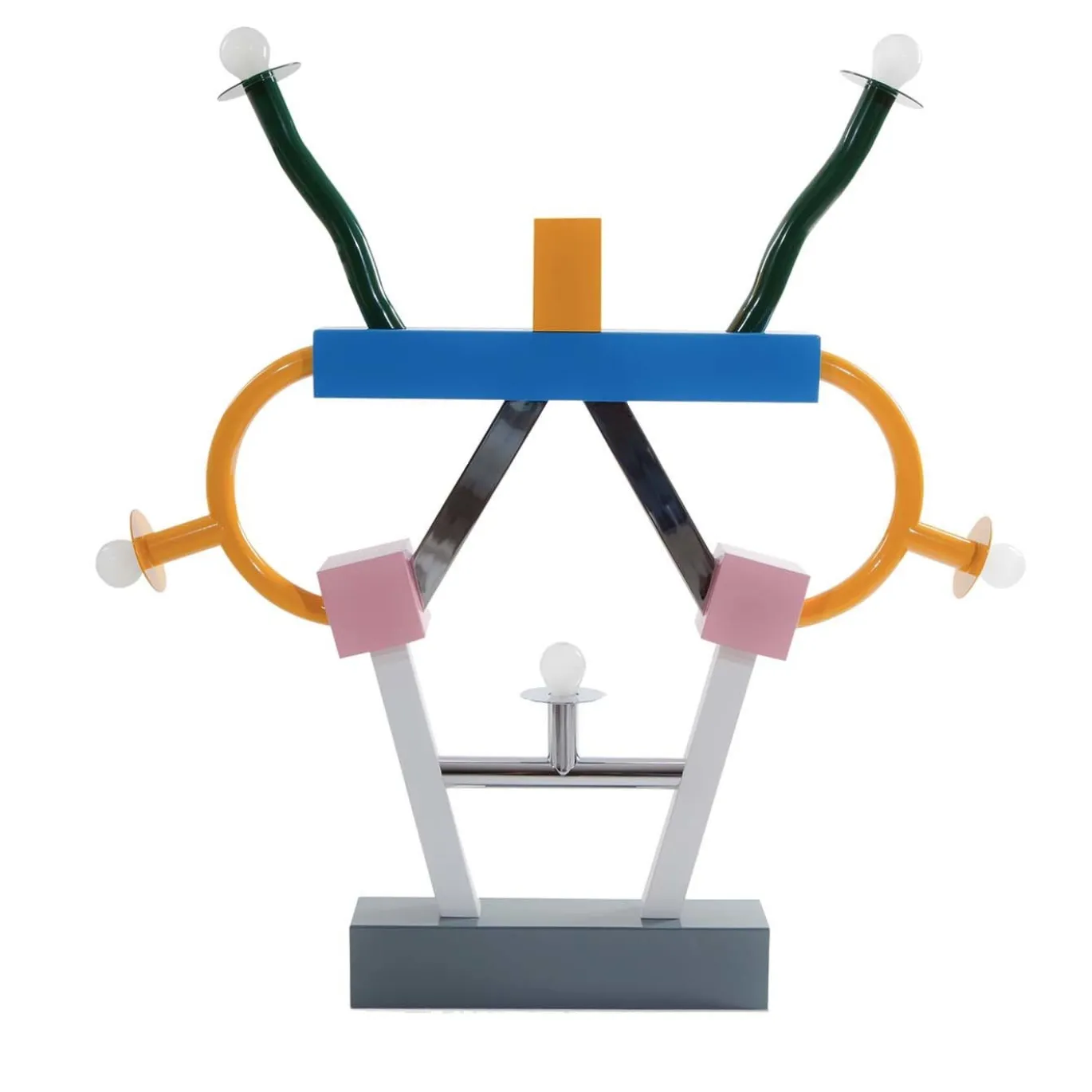 Lampada da terra Ashoka di Ettore Sottsass - Memphis Milano