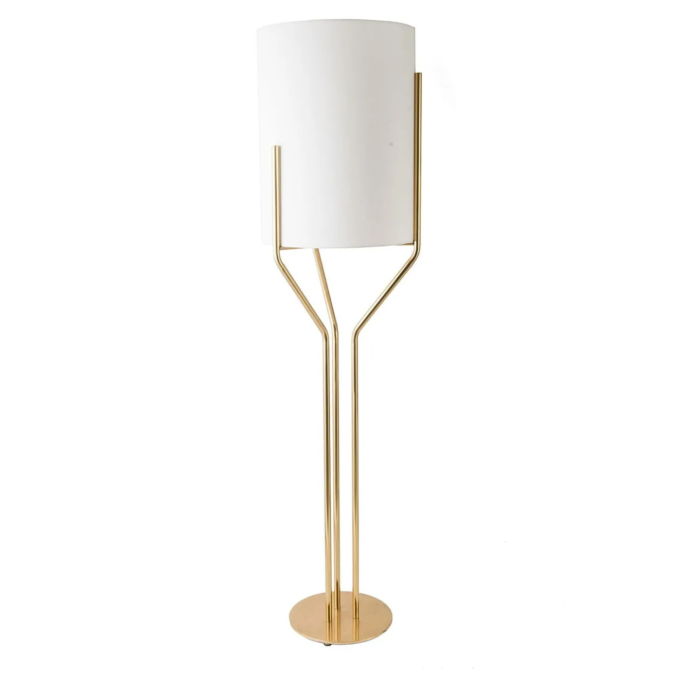 Lampada da terra a tre tubi