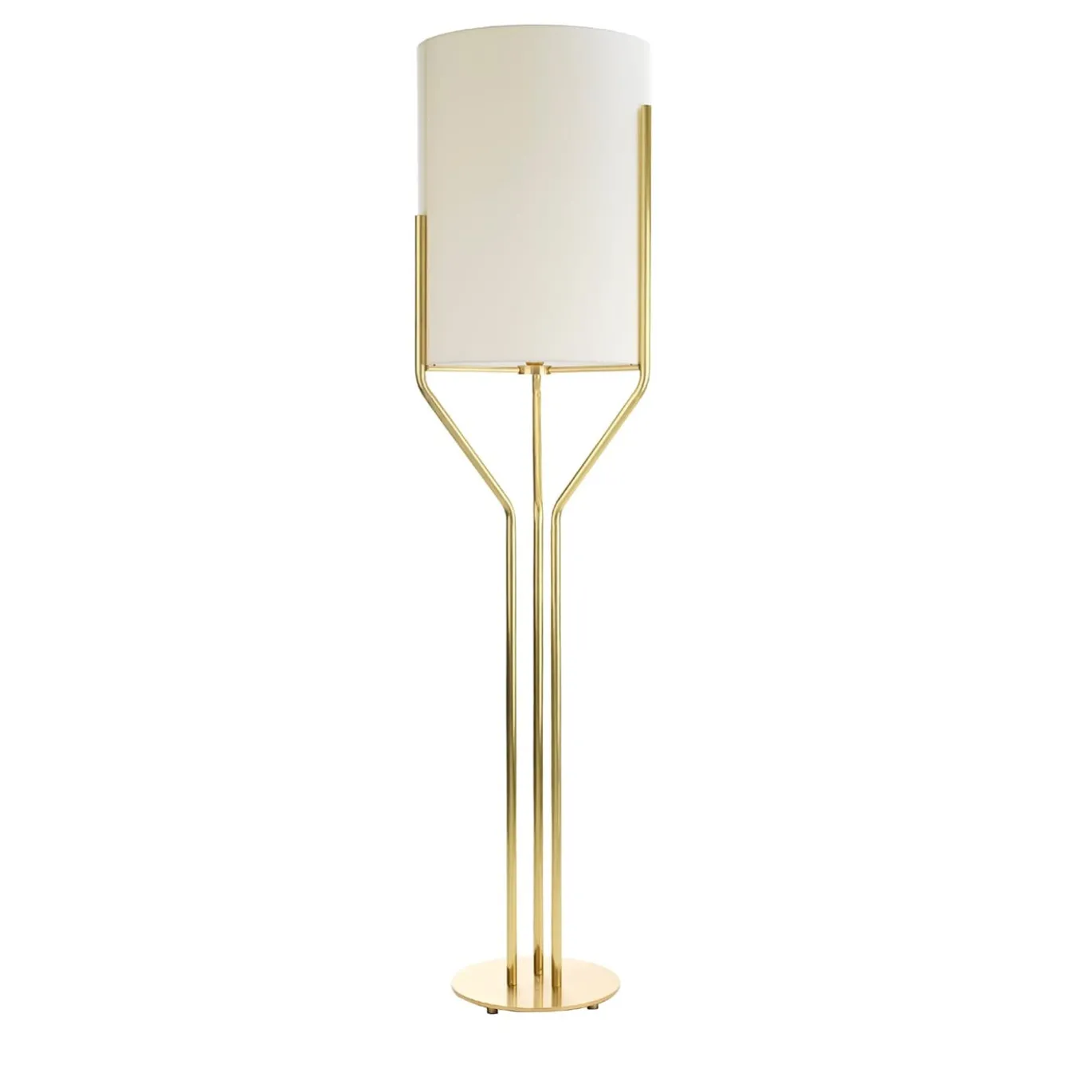 Lampada da terra a tre tubi