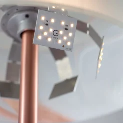 Lampada da Terra Aura in Vetro Rosa