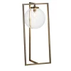 Lampada da terra Bellagio in ottone finitura bronzo con sfera