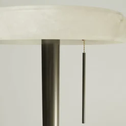 Lampada da terra Benny in bronzo e alabastro