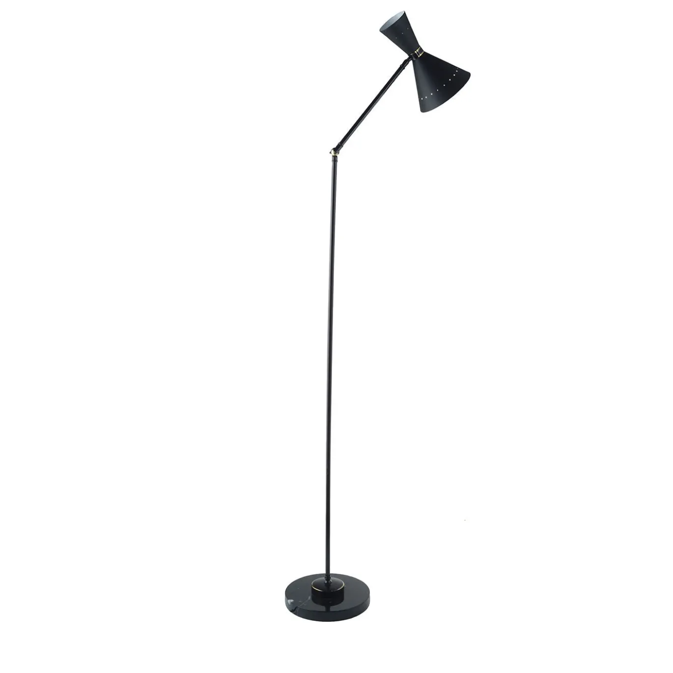 Lampada da terra Diva M242 in bronzo scuro spazzolato di Michele Bönan