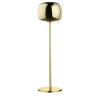 Lampada da terra Dusk Dawn in ottone lucido di Branch Creative
