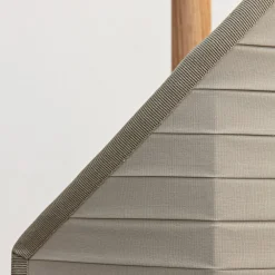 Lampada da terra Flag - Grigio a doppia plissettatura
