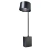 Lampada da terra Flamenco Black di Meneghello Paolelli Associati