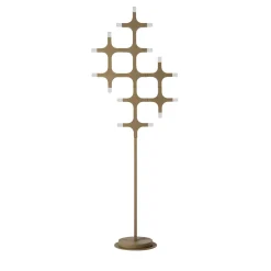 Lampada da terra Galaxy in metallo Beige