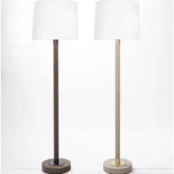 Lampada da terra Gallia con finitura in bronzo