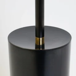 Lampada da terra Grandine nera a 5 luci