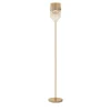 Lampada da Terra Hanami in oro satinato