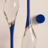 Lampada da terra Il Pezzo 12 Blu Majorelle-Oro-Calacatta