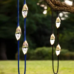 Lampada da terra Il Pezzo 12 Blu Majorelle-Oro-Calacatta