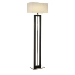 Lampada da terra in legno Cobalto