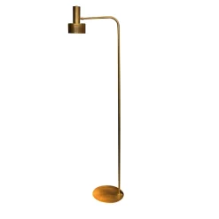 Lampada da terra in ottone dorato Boaty